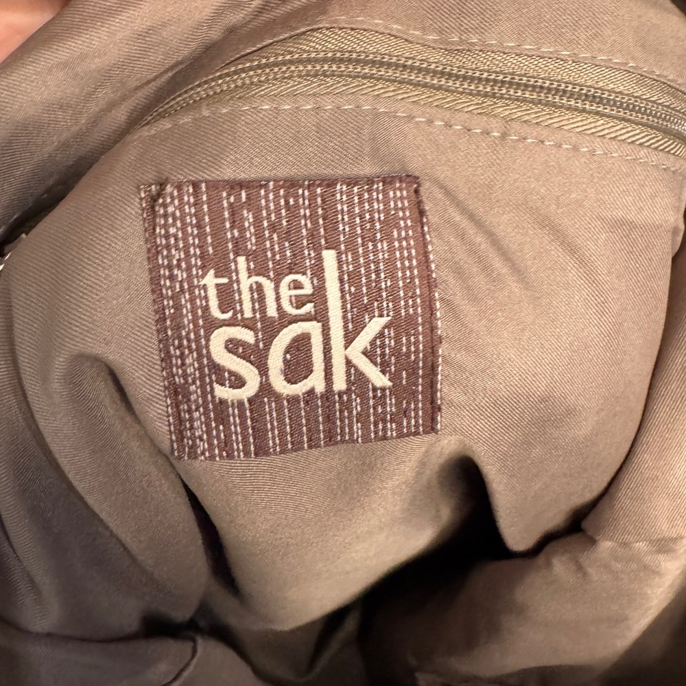 THE SAK BELLE COLORFUL STRIPED WOVEN HOBO SHOULDER BAG - Picture 3 of 11